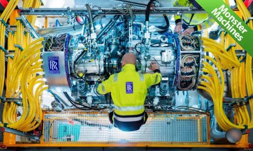 Машины-монстры: Гибридно-электрическая двигательная установка Rolls-Royce, мощностью 1 МВт для самолетов следующих поколений