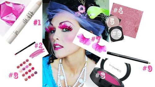 Инструменты для создания фантазийного макияжа