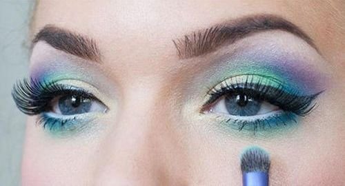 Фантазийный свадебный макияж