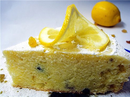 Лимонные ломтики.